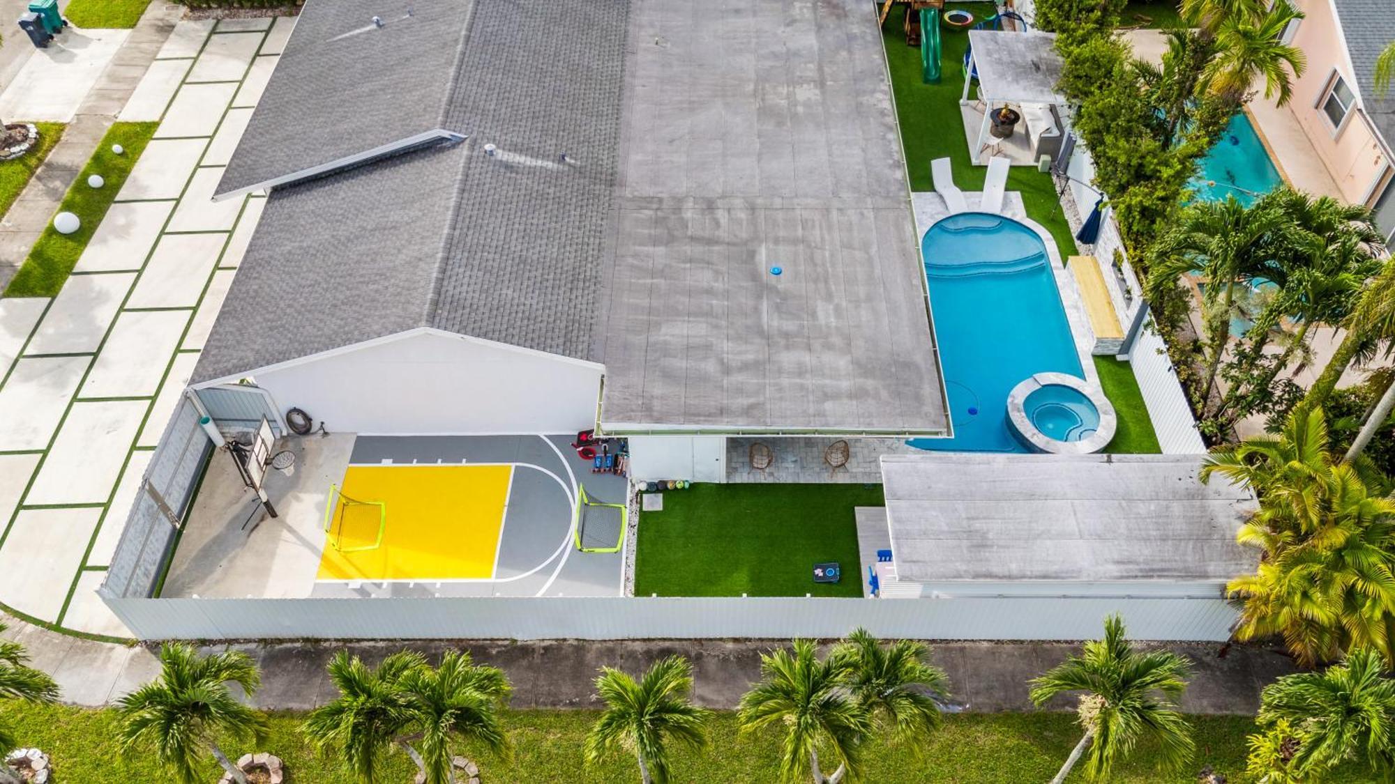 Miami Luxury House W Heated Pool & Jacuzzi Villa Exterior photo