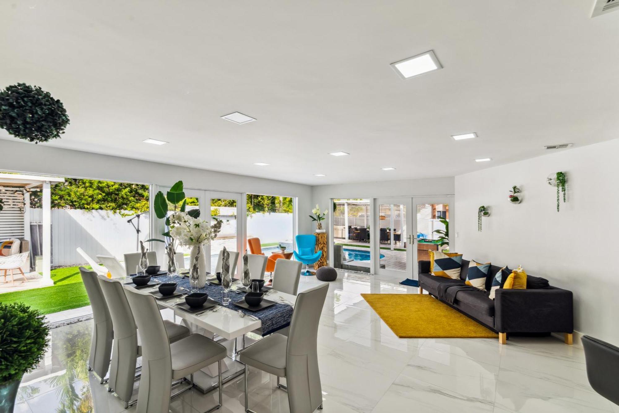 Miami Luxury House W Heated Pool & Jacuzzi Villa Exterior photo