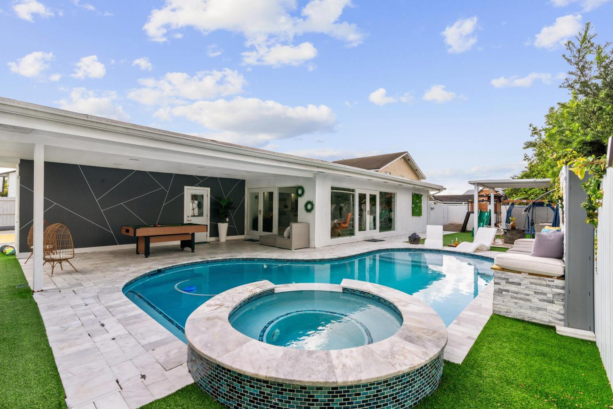 Miami Luxury House W Heated Pool & Jacuzzi Villa Exterior photo