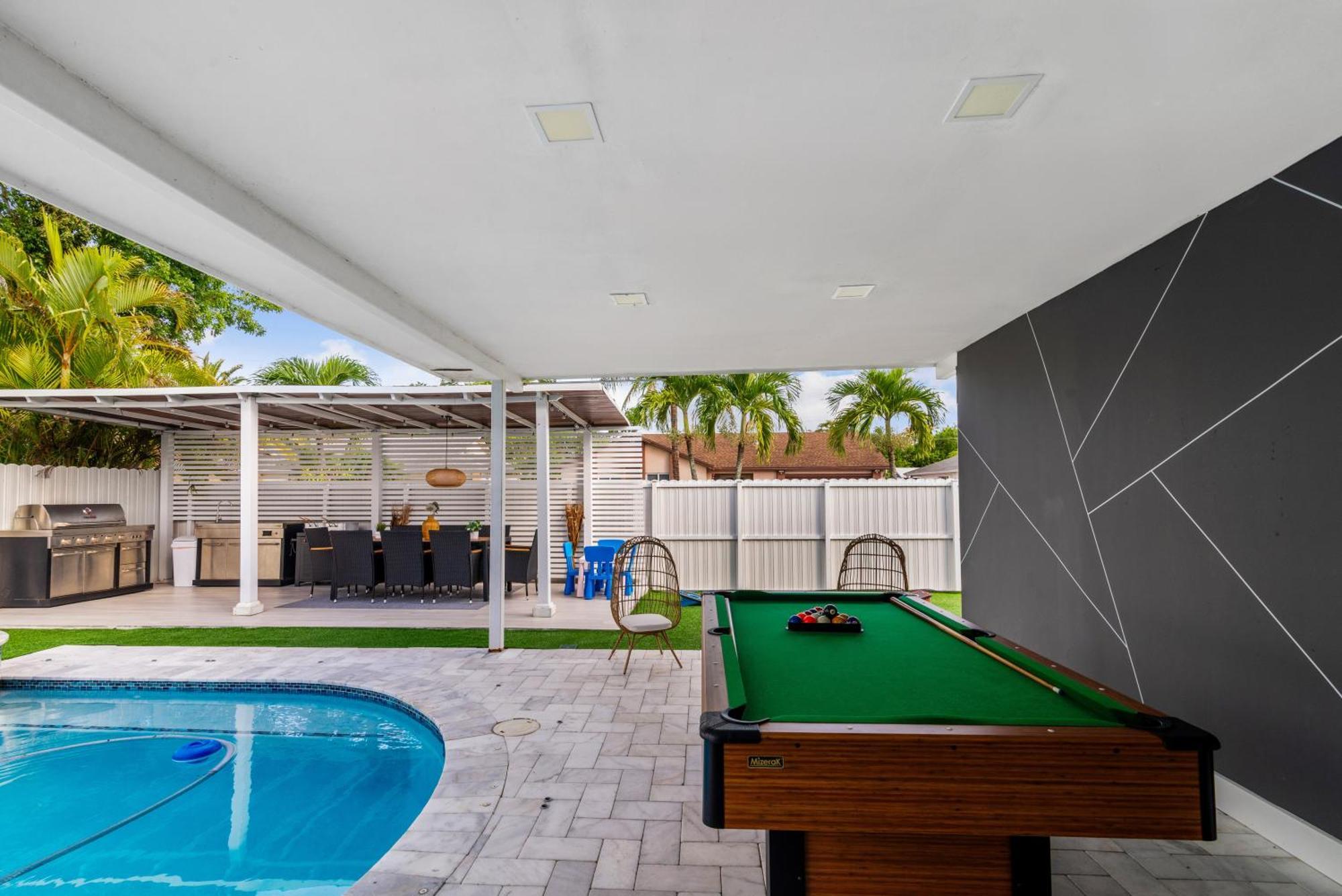 Miami Luxury House W Heated Pool & Jacuzzi Villa Exterior photo