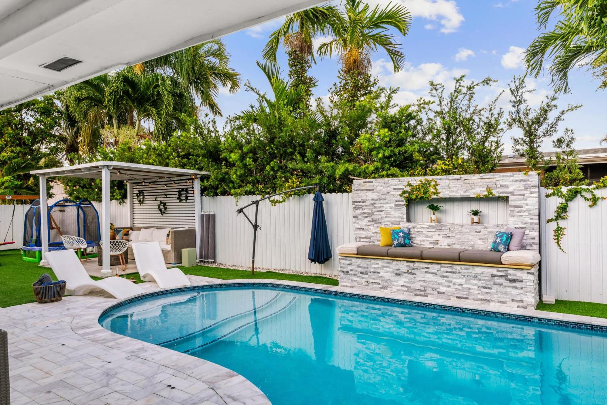Miami Luxury House W Heated Pool & Jacuzzi Villa Exterior photo