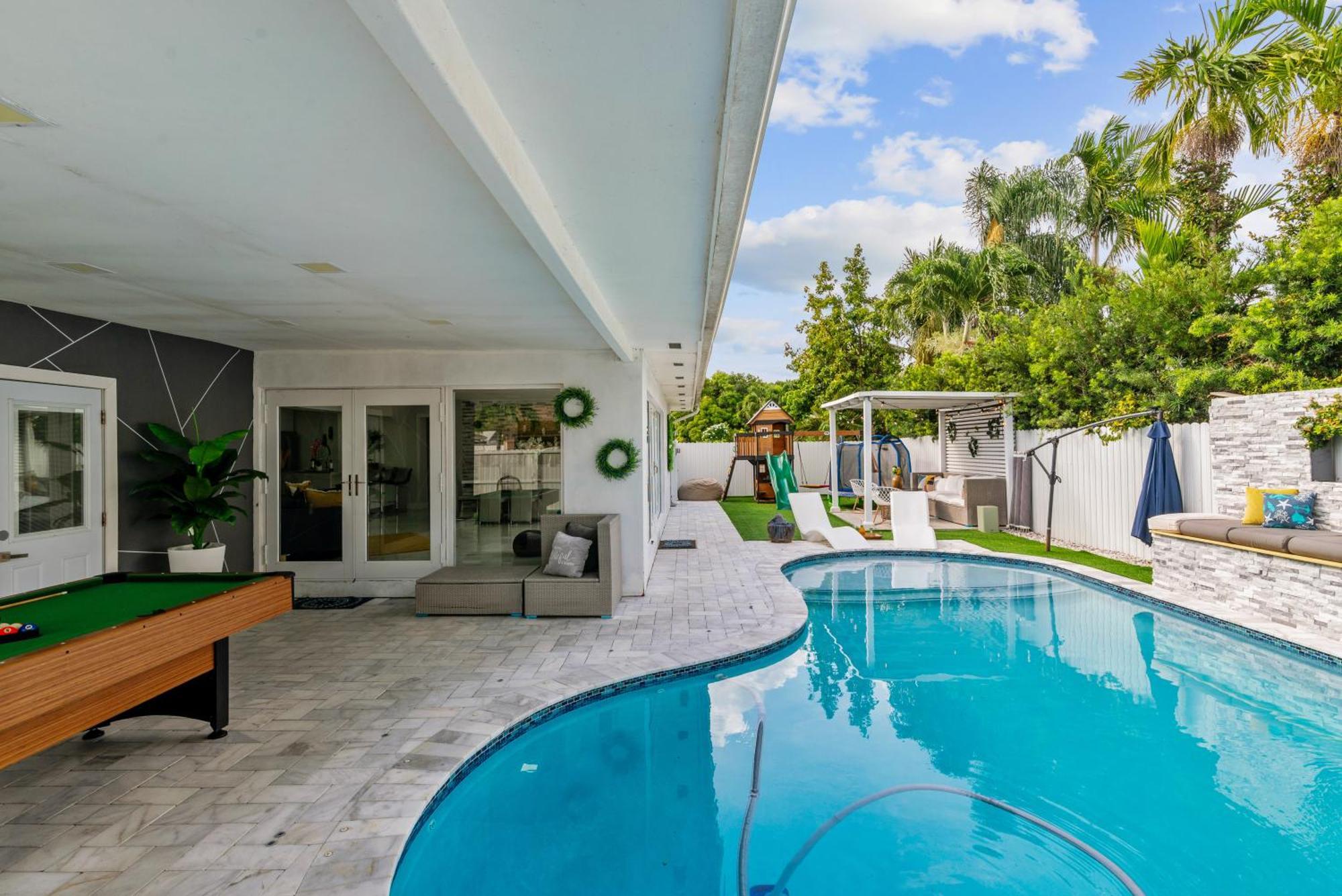 Miami Luxury House W Heated Pool & Jacuzzi Villa Exterior photo